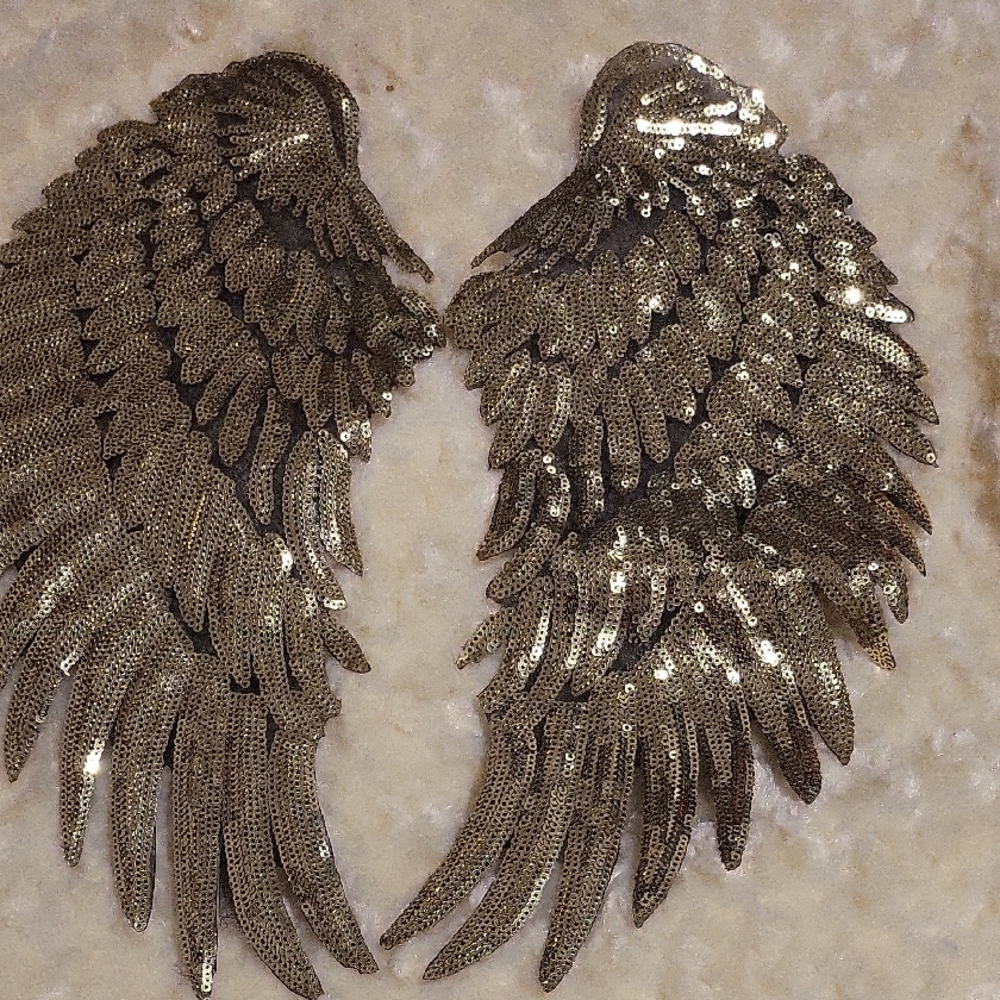Sequin Angel Wing Patches
